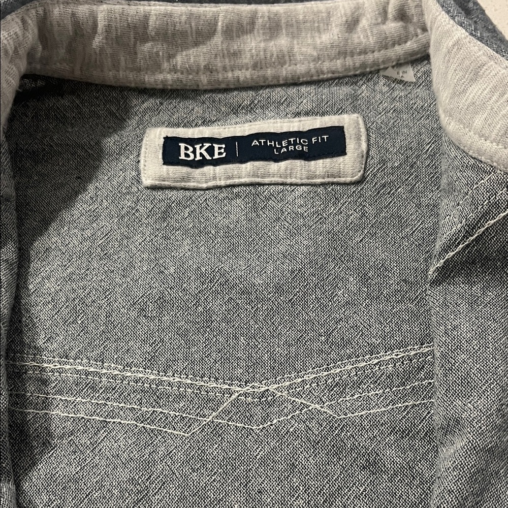 BKE cotton Button-Up Shirt - Picture 9 of 13